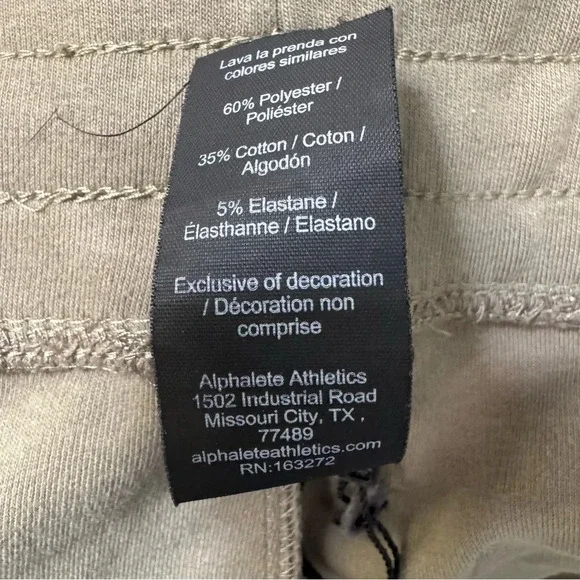 Alphalete Essential Core Olive Green Tapered Leg Jogger Pants. NWOT Men Medium - Picture 9 of 10